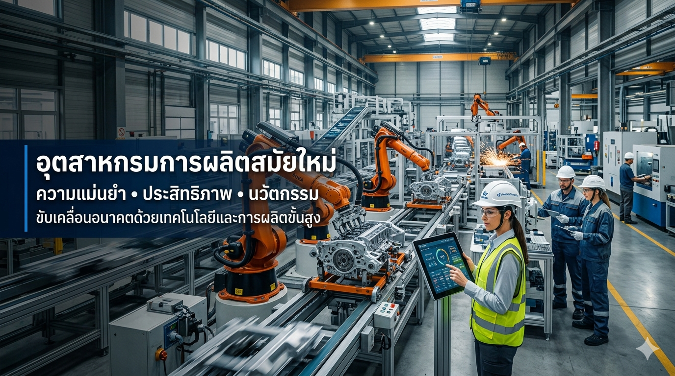 Manufacturing (อุตสาหกรรมการผลิตทั่วไปและระบบอัตโนมัติในโรงงาน)